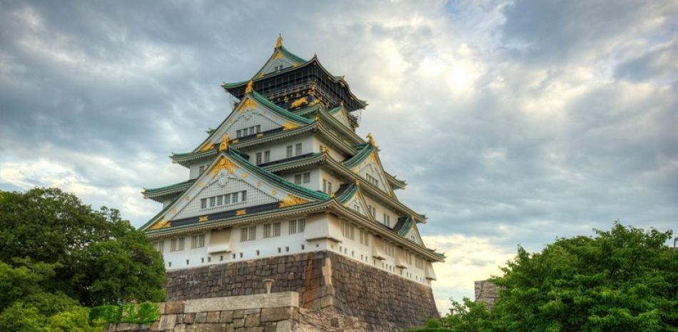 Castillo de Osaka, imponente edificio que data del Siglo XVI.