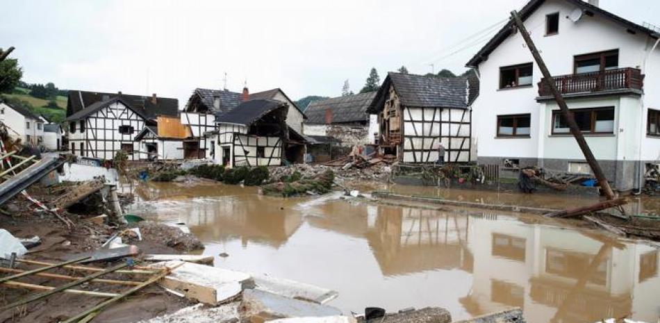 Un área afectada por las inundaciones tras fuertes lluvias, Schuld (Alemania), el 15 de julio de 2021.Wolfgang Rattay / Reuters