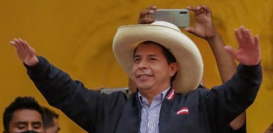 Pedro Castillo, ganador de las elecciones del Perú. / Listín