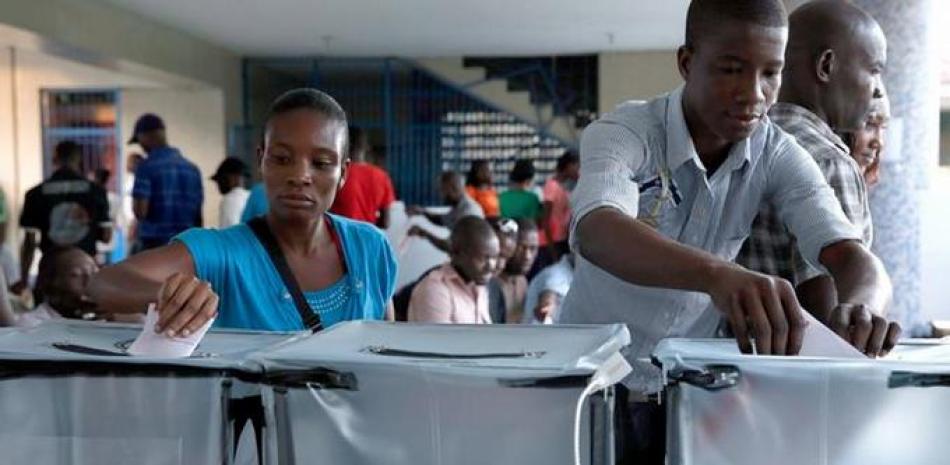 Votaciones en Haiti. Foto: AP