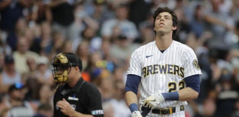 Christian Yelich ha tenido una temporada para el olvido con los Cerveceros de Milwaukee.