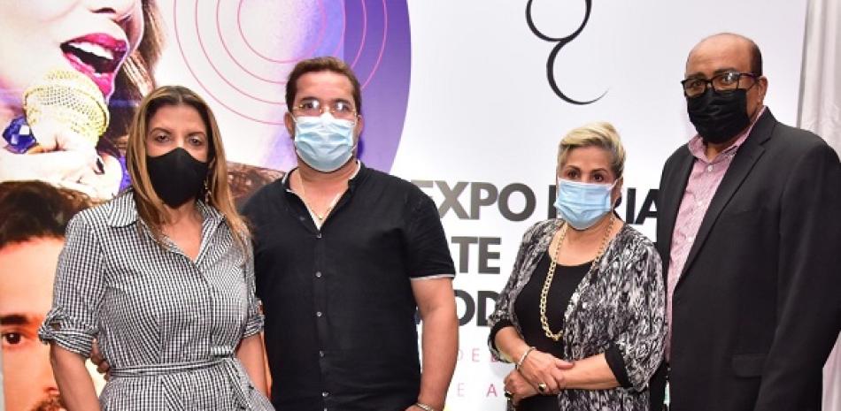 Xiomara Hernández, Alberto Sánchez, Consuelo Tejada y José Almonte.
