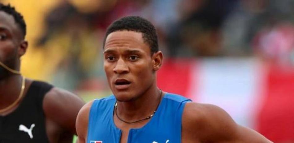 El dominicano Yancarlos Martínez no pudo avanzar a las finales de los 400 metros.