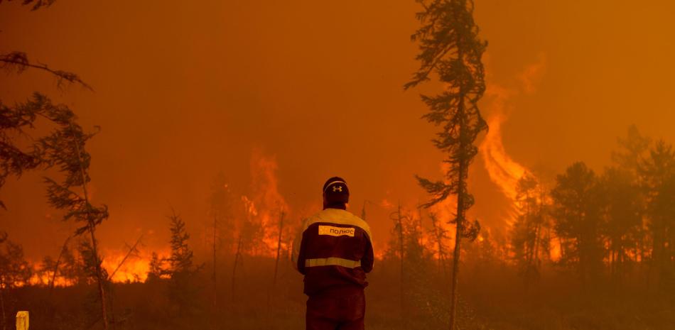 Los incendios forestales en Yakutsk, Rusia, el 7 de agosto del 2021.

Foto AP/Ivan Nikiforov