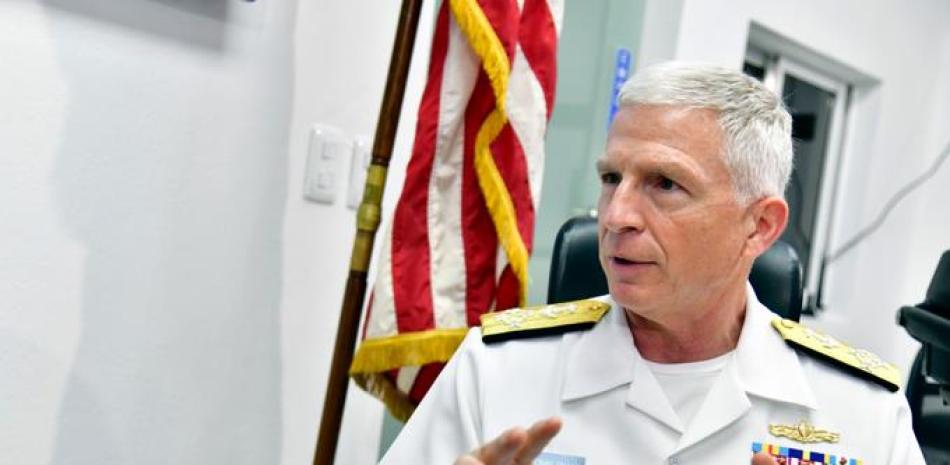 El jefe del Comando Sur de Estados Unidos, el almirante Craig Faller. Foto: archivo del Listín Diario.