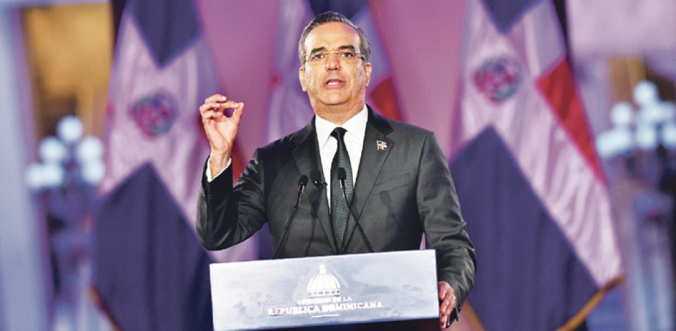 Luis Abinader anunció la consulta en su discurso de rendición de cuentas del primer año de gestión. ARCHIVO /LD