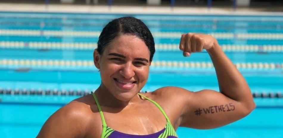 Alejandra Aybar competirá en la natación en los Juegos Paralímpicos.