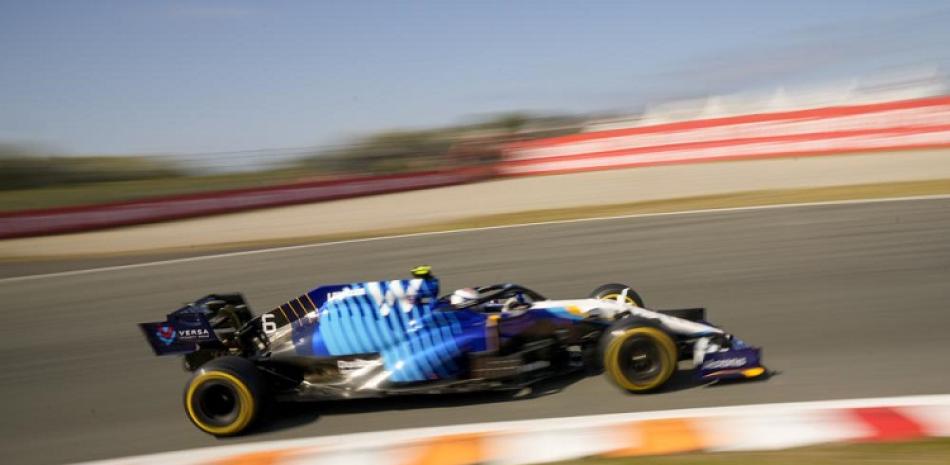 El piloto de Williams Nicholas Latifi durante una práctica previo al Gran Premio Holanda, el sábado 4 de septiembre de 2021, en Zandvoort.