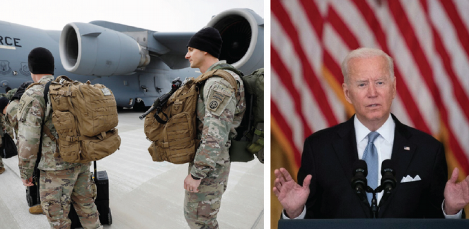 Retirada de los norteamericanos de Afganistán. y Joe Biden