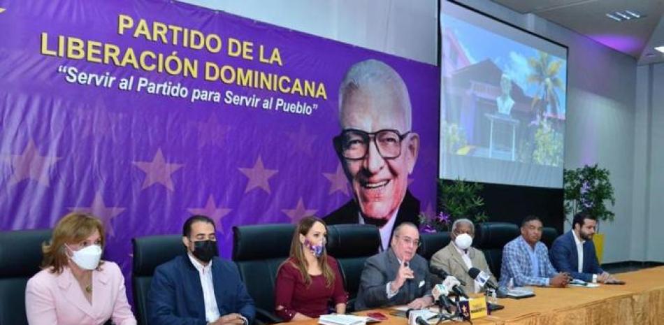 Reunión del Comité Político del Partido de la Liberación Dominicana.