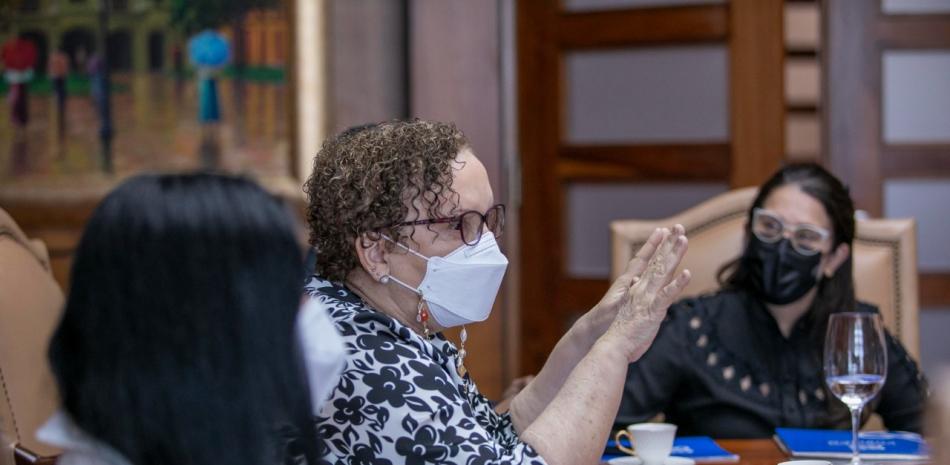 La magistrada Miriam Germán Brito estuvo reunida con los responsables de los órganos de persecución del Ministerio Público que encabezan la Operación Falcón.