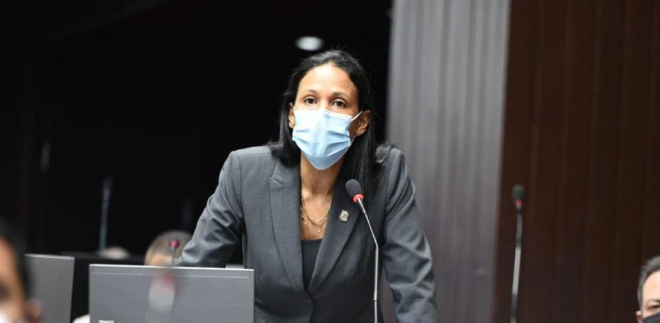 Faustina Guerrero durante una de sus participaciones en la Cámara de Diputados. / Twitter Cámara de Diputados