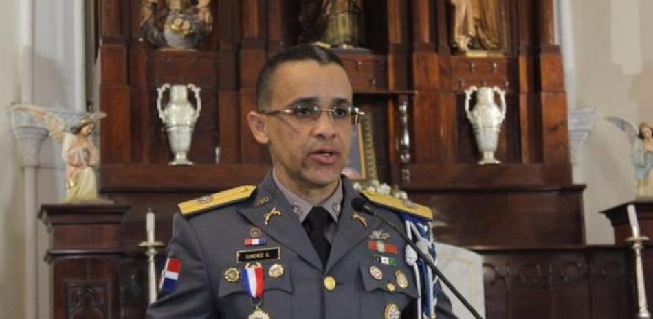 El mayor general Edward Sánchez González, Jefe de la Policía Nacional