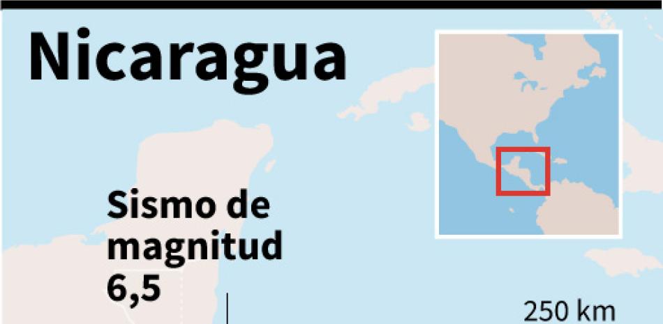 Terremoto en Nicaragua. / AFP