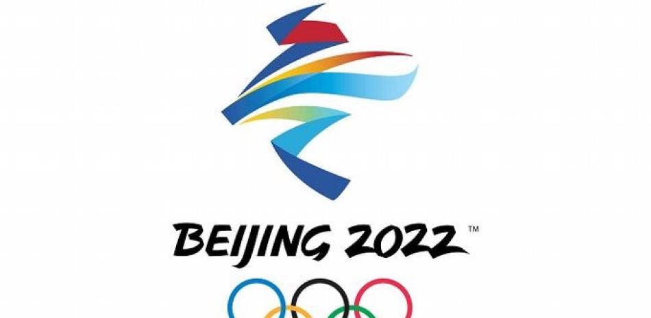 El logo de los Juegos Olímpicos de Invierno Pekín 2022.