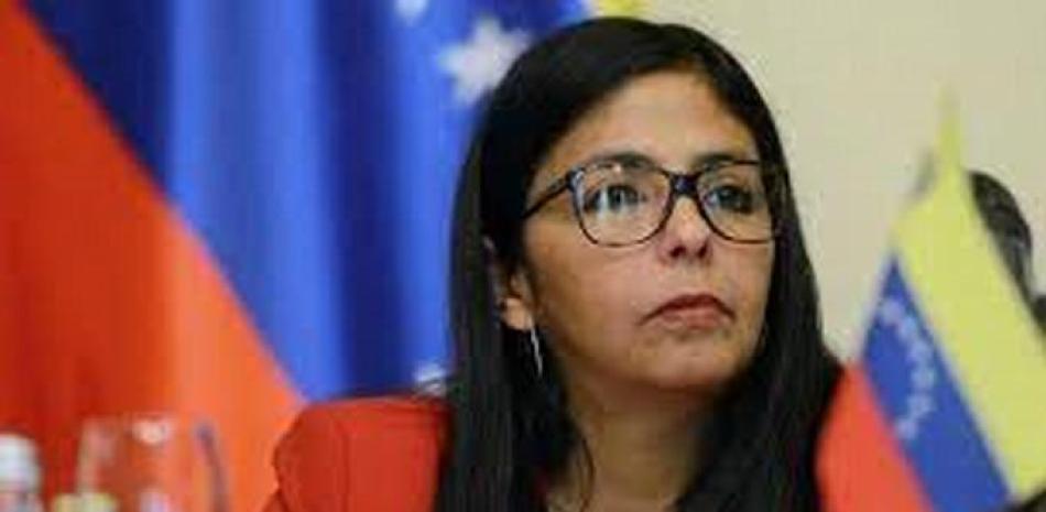 Vicepresidenta de Venezuela, Delcy Rodríguez.