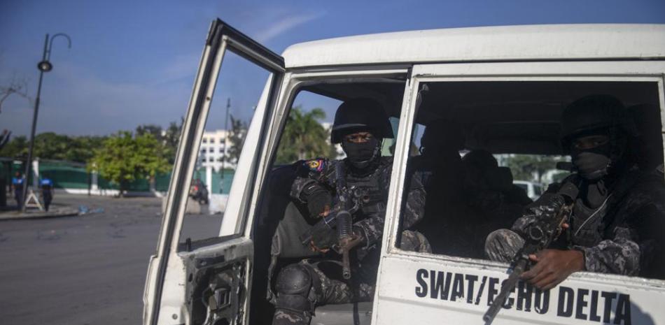 Imagen de la policía haitiana tomada por la agencia AP