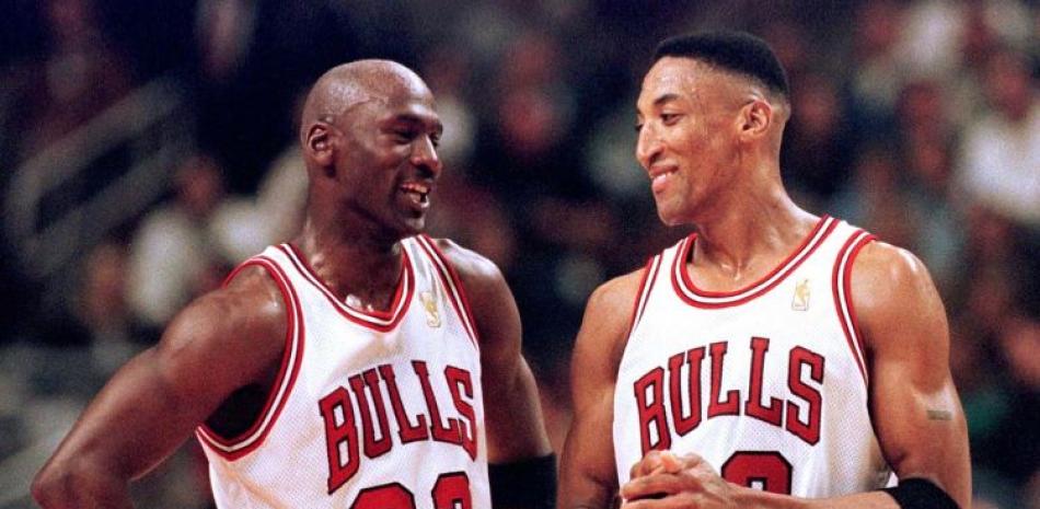 Michael Jordan y Scottie Pippen, compañeros en los Bulls de Chicago, fueron incluidos entre los 75 mejores en la historia de la NBA.