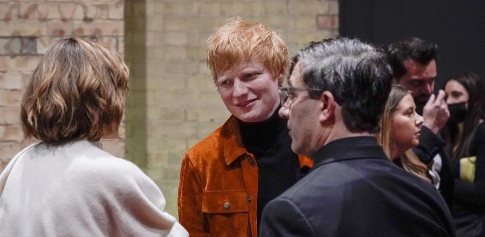 El cantante británico Ed Sheeran en Londres, el 17 de octubre del 2021. (Foto AP).