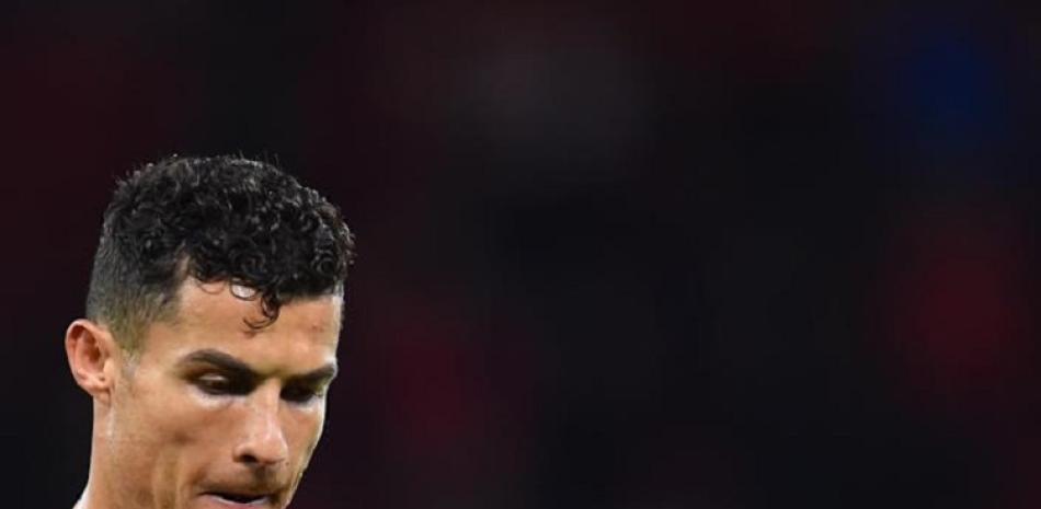 Cristiano Ronaldo tiene cuatro fechas sin conseguir gol para el Manchester United.