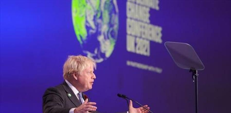 El primer ministro británico, Boris Johnson, da la bienvenida a los líderes mundiales a la COP26 y les urge a que la cita marque "el principio del fin del cambio climático". - GOBIERNO DEL REINO UNIDO