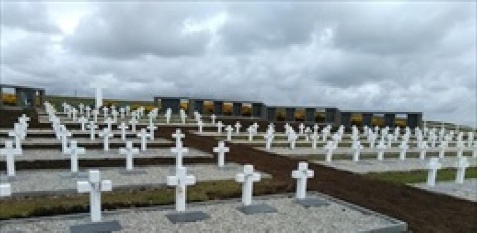 Cementerio de Darwin en las Malvinas