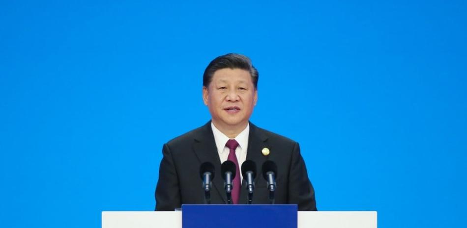 El presidente chino, Xi Jinping, pronuncia un discurso en la ceremonia de apertura de la primera Exposición Internacional de Importaciones de China (CIIE, siglas en inglés), en Shanghai, este de China, el 5 de noviembre de 2018. (Xinhua/Yao Dawei)