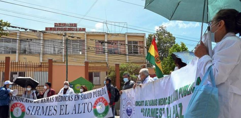 Manifestaciones en Bolivia.