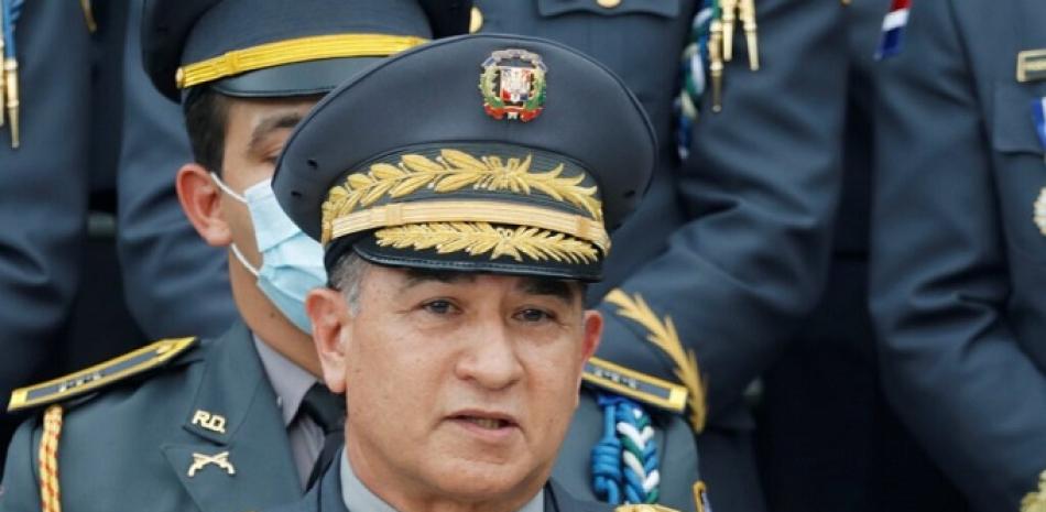 El director de la Policía Nacional, Eduardo Alberto Then. Foto: Policía Nacional.