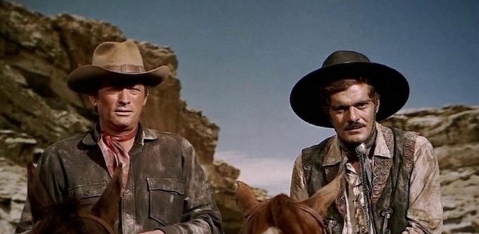 "El Oro de Mackenna", de 1969, película del oeste dirigida por J. Lee Thompson, y protagonizada Gregory Peck, Omar Sharif, Telly Savalas y varios más.