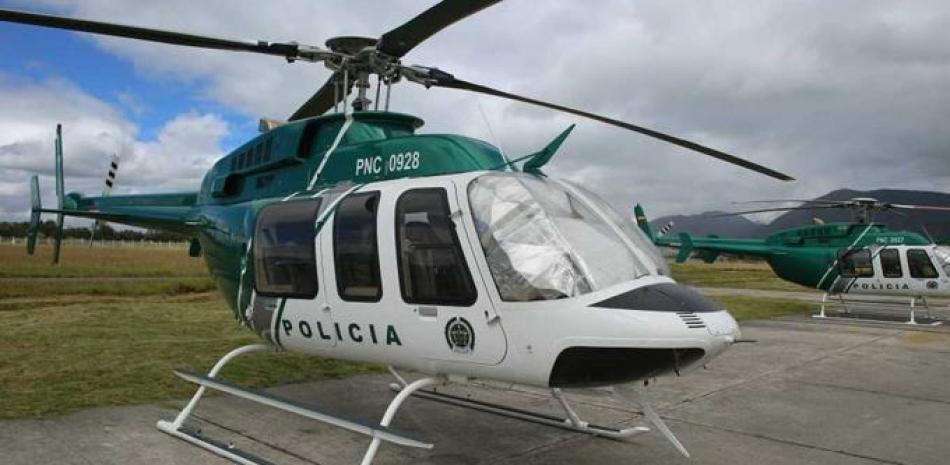 Un helicóptero Bell 407 de la policía colombiana. Foto: Policía Nacional de Colombia