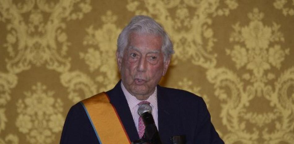 Mario Vargas Llosa. Foto tomada en Septiembre 2021 por AFP