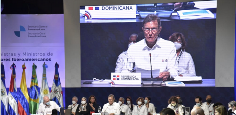 El canciller Roberto Álvarez habló en el acto inaugural.