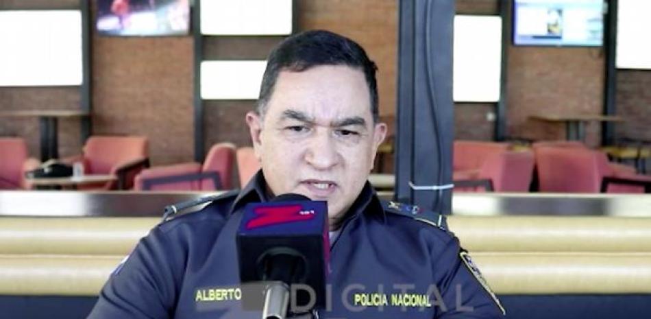 Mayor general Eduardo Alberto Then, titular de la Policía Nacional.