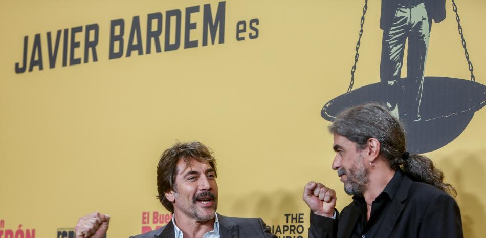 El director de 'El buen patrón', Fernando León de Aranoa y el actor Javier Bardem. Foto: EP