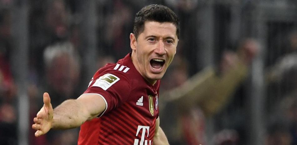 Robert Lewandowski, el astro del Bayern Munich. Foto AFP.