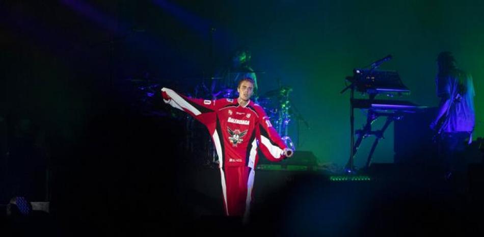El astro pop canadiense Justin Bieber da un concierto al final de una carrera de Fórmula Uno en Jiddah, Arabia Saudita, el domingo 5 de diciembre de 2021.

Foto: AP/Amr Nabil
