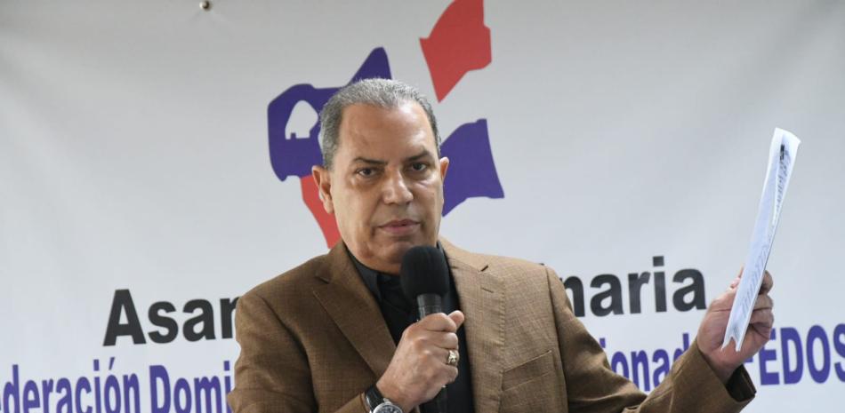 Ingeniero Garibaldy Bautista, presidente de la Federación Dominicana de Softbol.