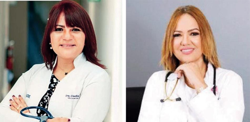 Las doctoras Claudia Almonte y Evangelina Soler exhortan a completar la vacunación.