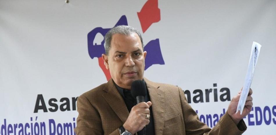Ingeniero Garibaldy Bautista, presidente de la Federación Dominicana de Softbol.