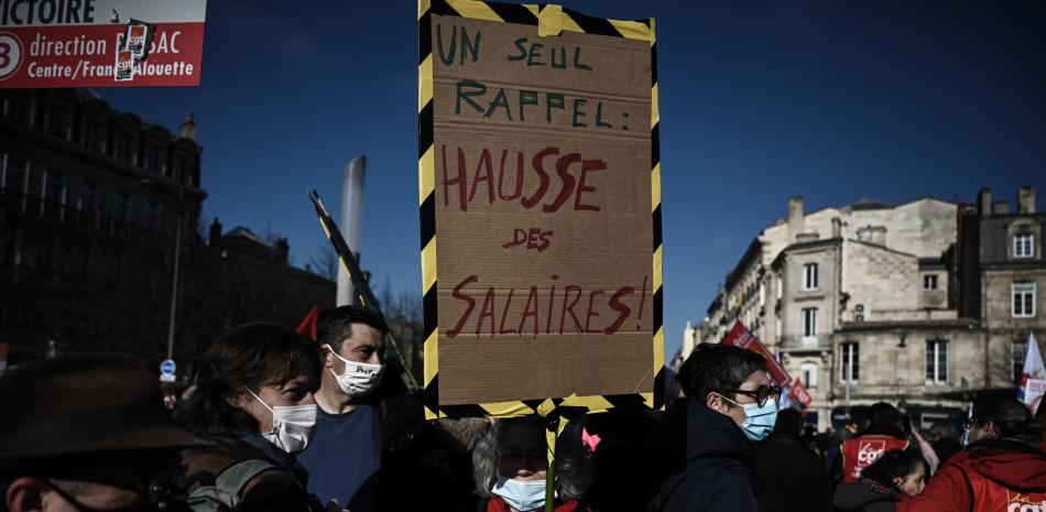 Huelga de maestros en Francia.