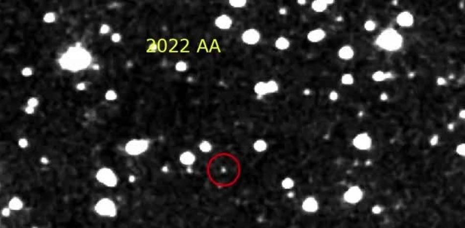 Imagen del asteroide. Foto: EP