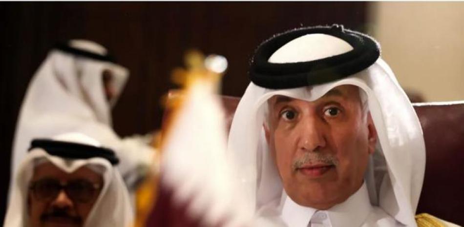 El Ministro de Estado de Asuntos Exteriores de Qatar, Sultan bin Saad Al-Muraikhi, el 10 de septiembre de 2011. AFP.