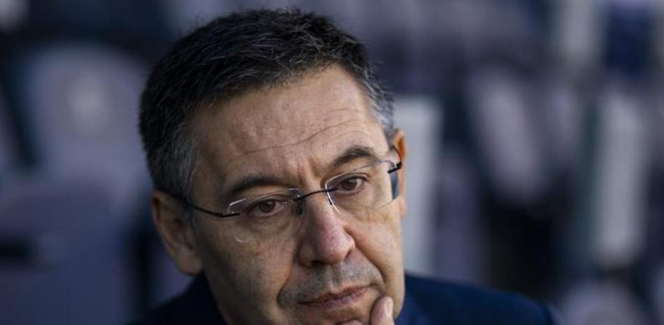 Foto de archivo del expresidente del FC Barcelona, Josep María Bartomeu. Fuente: Listín Diario.