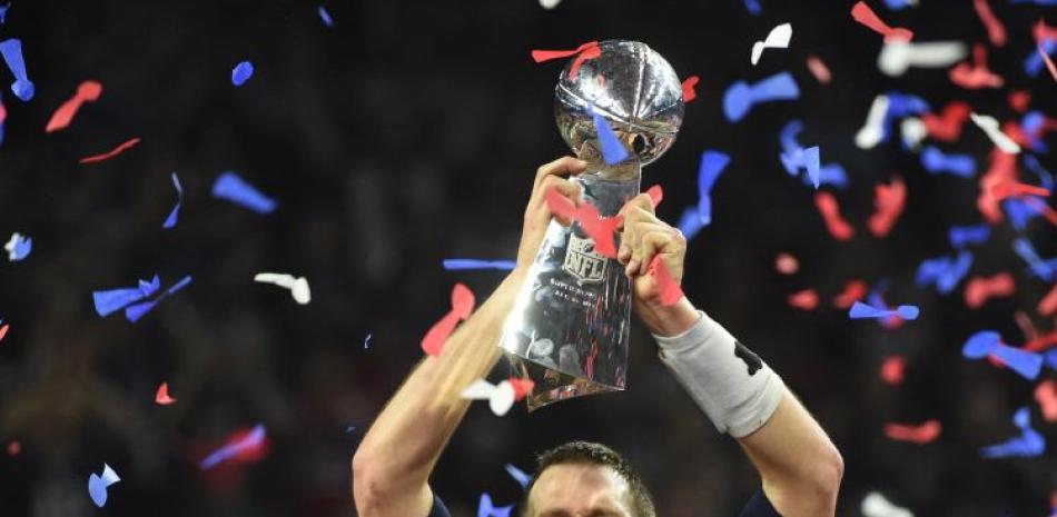 Tom Brady fue ganador en siete ocasiones del trofeo del Super Bowl.