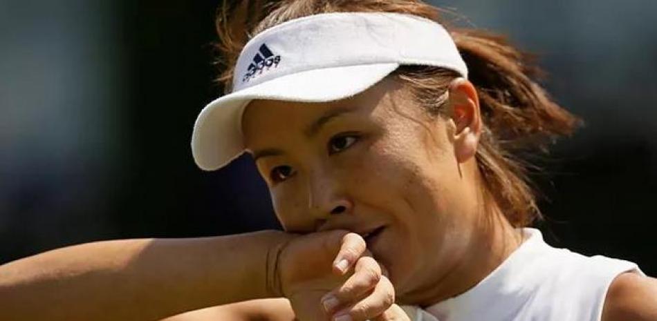 La tenista china Peng Shuai. Foto: AP.
