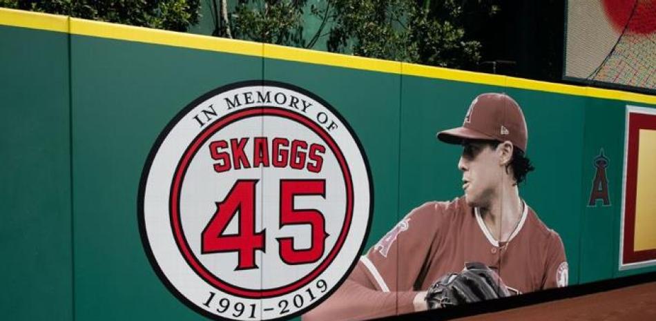 Tyler Skaggs falleció el 1 de julio en Texas previo a una serie de cuatro partidos de Angels y Rangers.