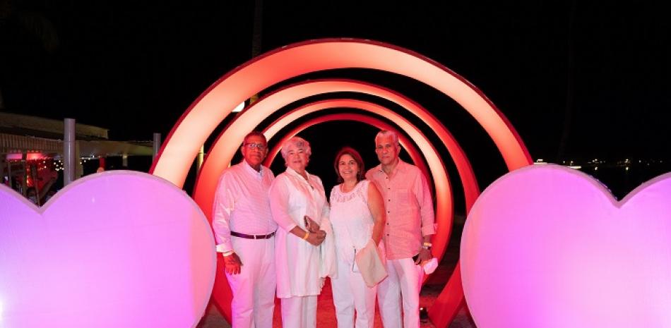 Juan Peña, Marilyn Lazala, Elena Rosario y Héctor Ruiz.