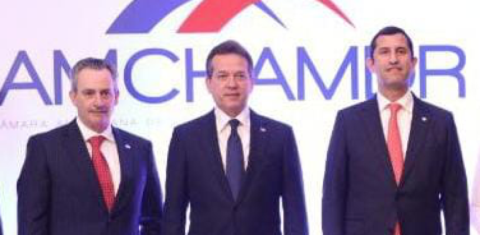 El ministro de Industria, Comercio y Mipymes (MICM), Víctor -Ito- Bisonó, fue el orador invitado de la Cámara Americana de Comercio.