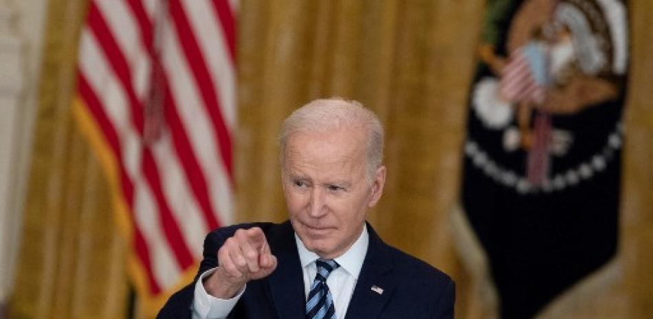 Joe Biden, presidente Estados Unidos. / AFP